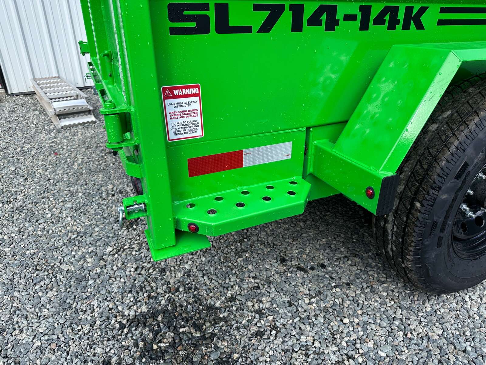 Photo of 2027 Southland 7X14 15,400LB GVW Dump Trailer - Bright Green