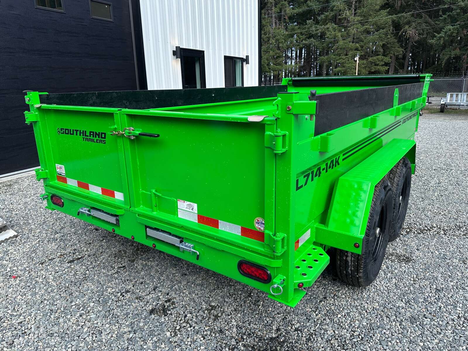 Photo of 2027 Southland 7X14 15,400LB GVW Dump Trailer - Bright Green