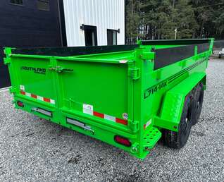 Thumbnail Photo of 2027 Southland 7X14 15,400LB GVW Dump Trailer - Bright Green
