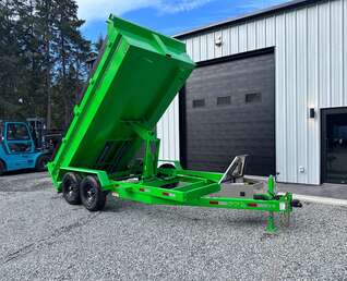 Thumbnail Photo of 2027 Southland 7X14 15,400LB GVW Dump Trailer - Bright Green