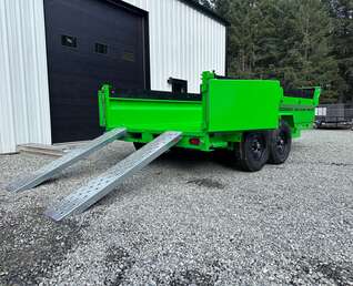 Thumbnail Photo of 2027 Southland 7X14 15,400LB GVW Dump Trailer - Bright Green