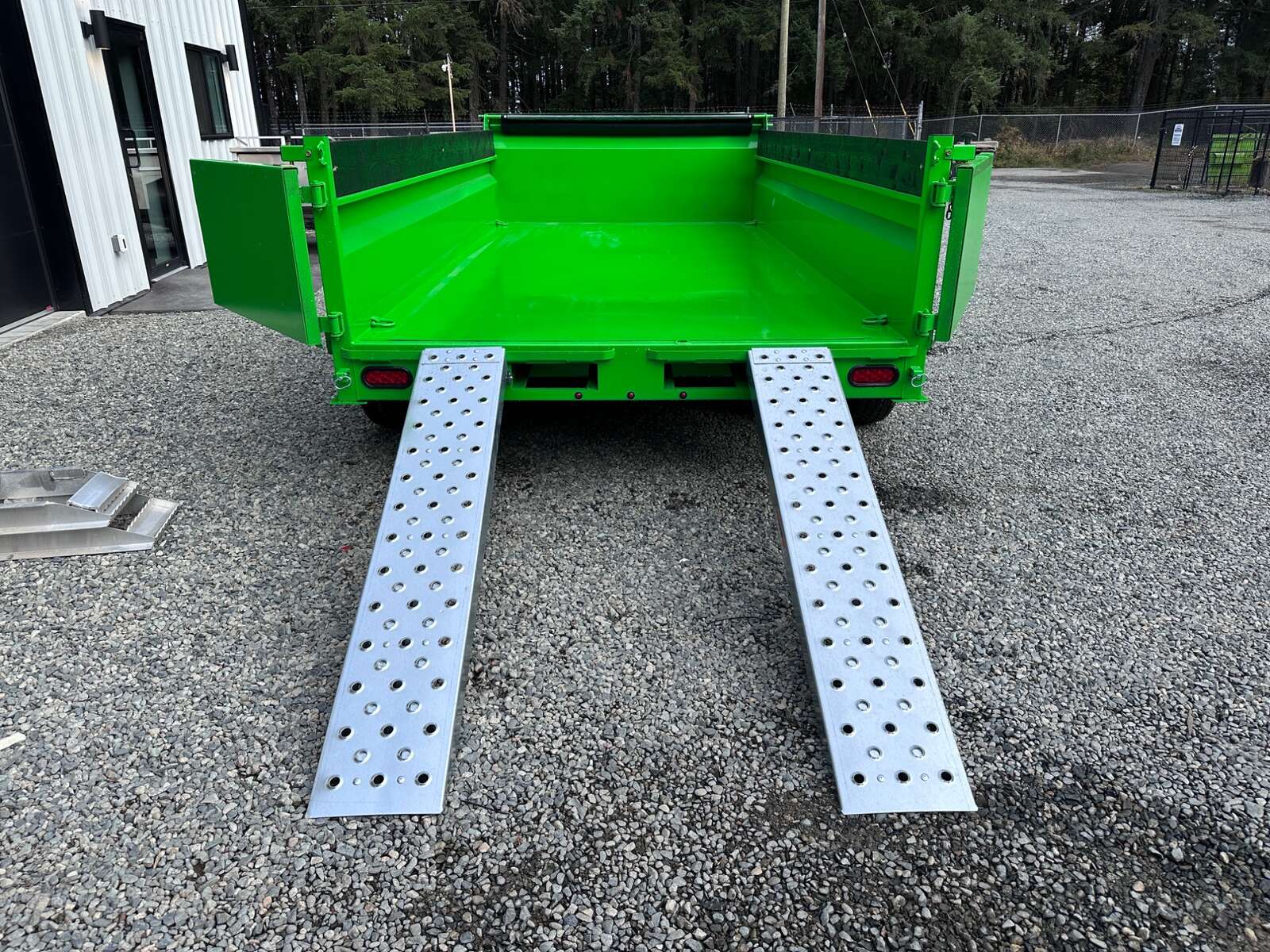 Photo of 2027 Southland 7X14 15,400LB GVW Dump Trailer - Bright Green