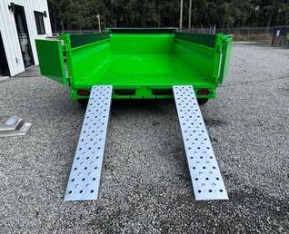 Thumbnail Photo of 2027 Southland 7X14 15,400LB GVW Dump Trailer - Bright Green