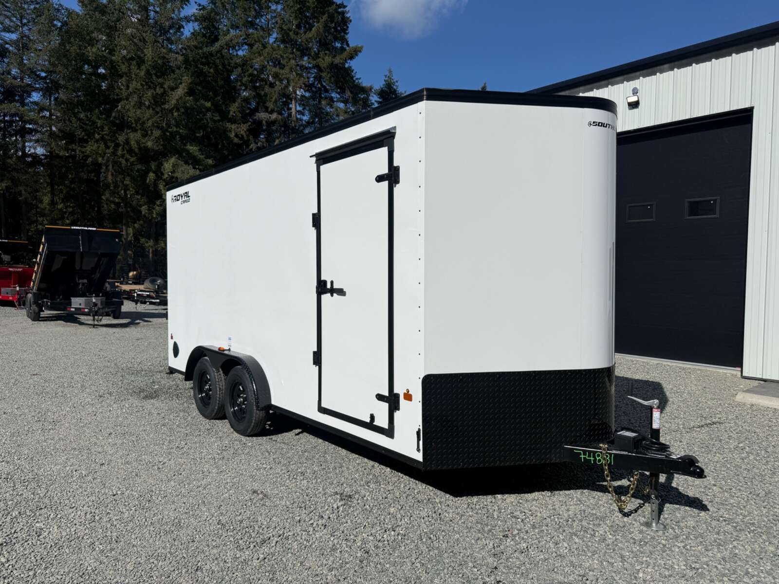 2027 Royal Cargo 7.5x16 +V 7,700lb GVW - 86" Interior - Ramp Door
