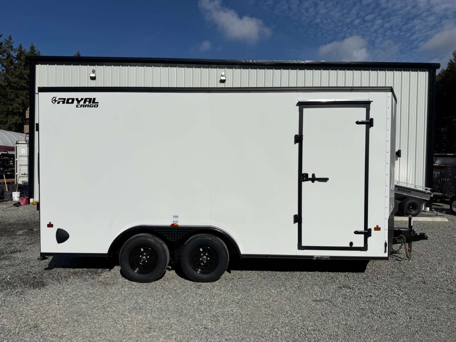 2027 Royal Cargo 7.5x16 +V 7,700lb GVW - 86" Interior - Ramp Door