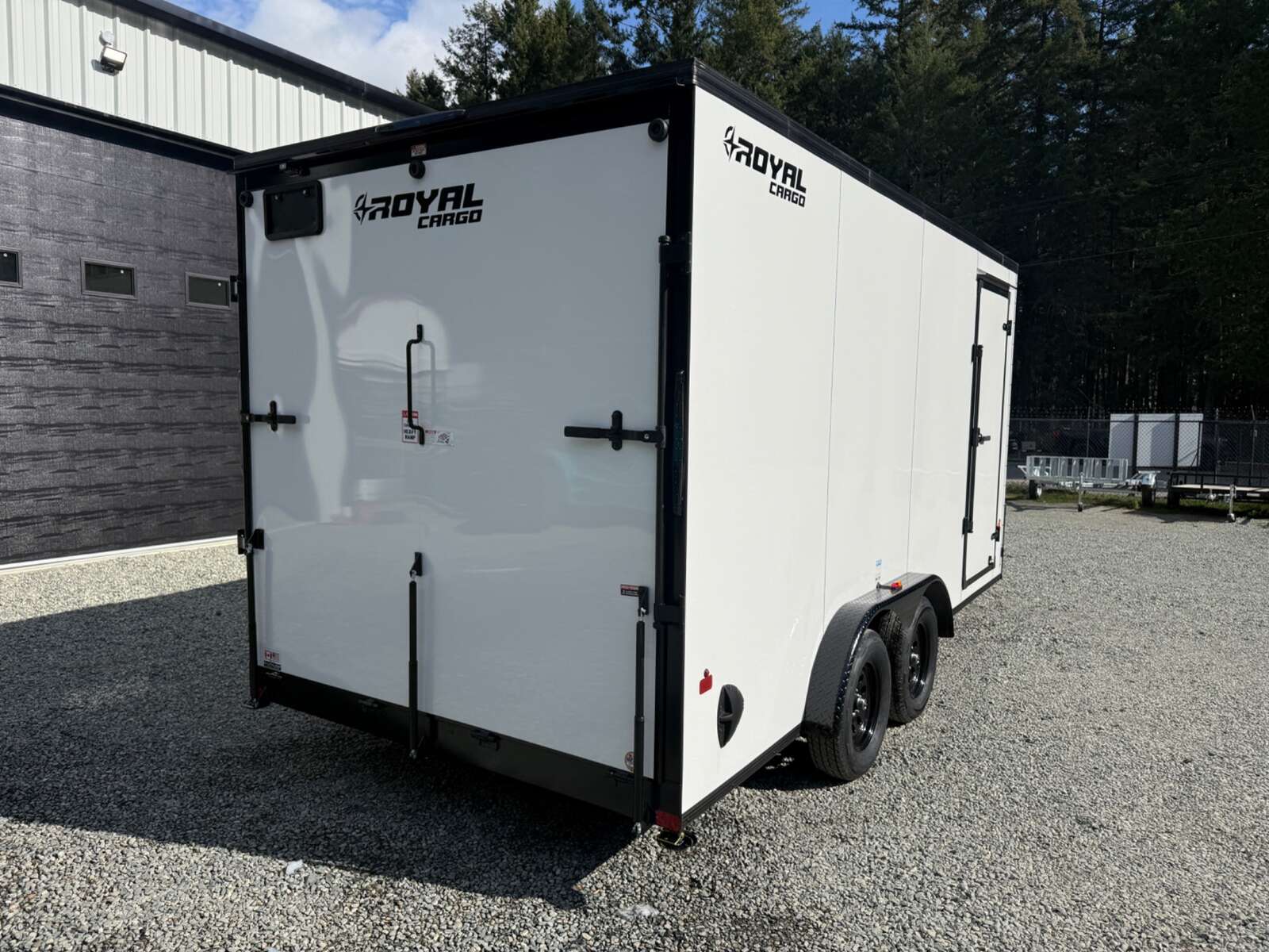 2027 Royal Cargo 7.5x16 +V 7,700lb GVW - 86" Interior - Ramp Door