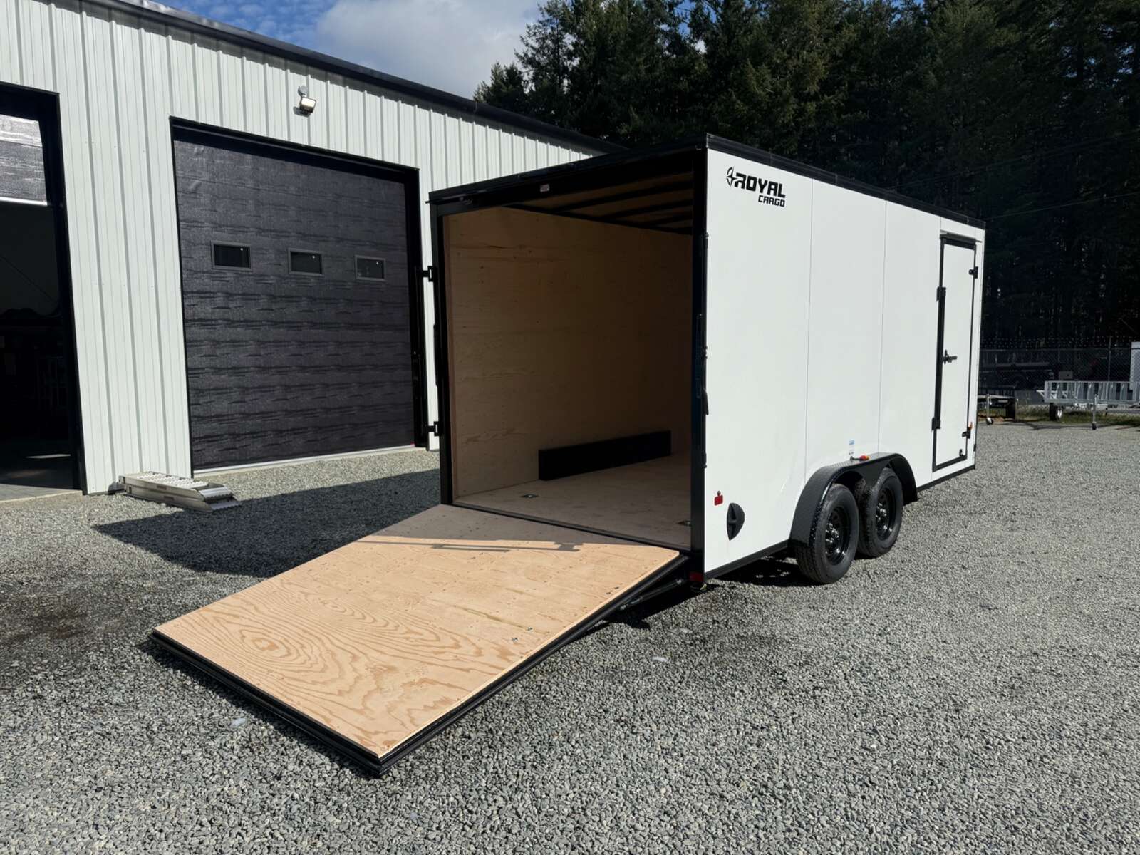 2027 Royal Cargo 7.5x16 +V 7,700lb GVW - 86" Interior - Ramp Door