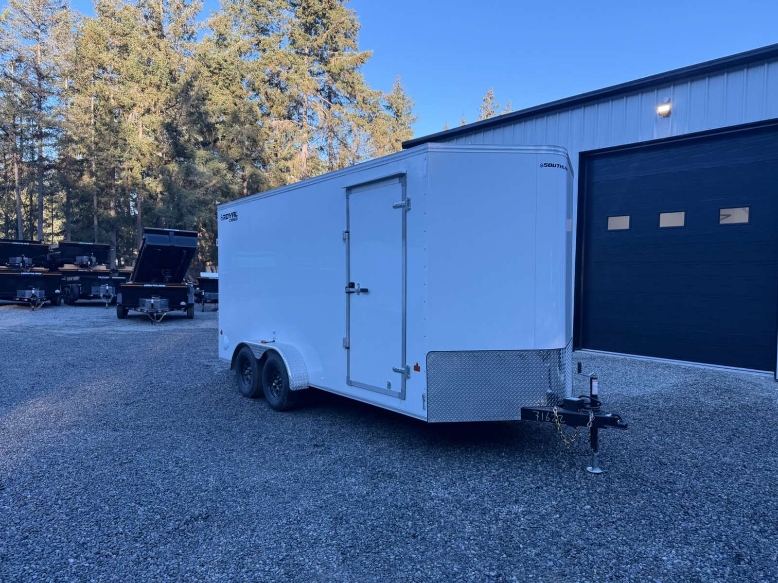 2027 Royal Cargo 7x16+V 7700lb GVW Ramp