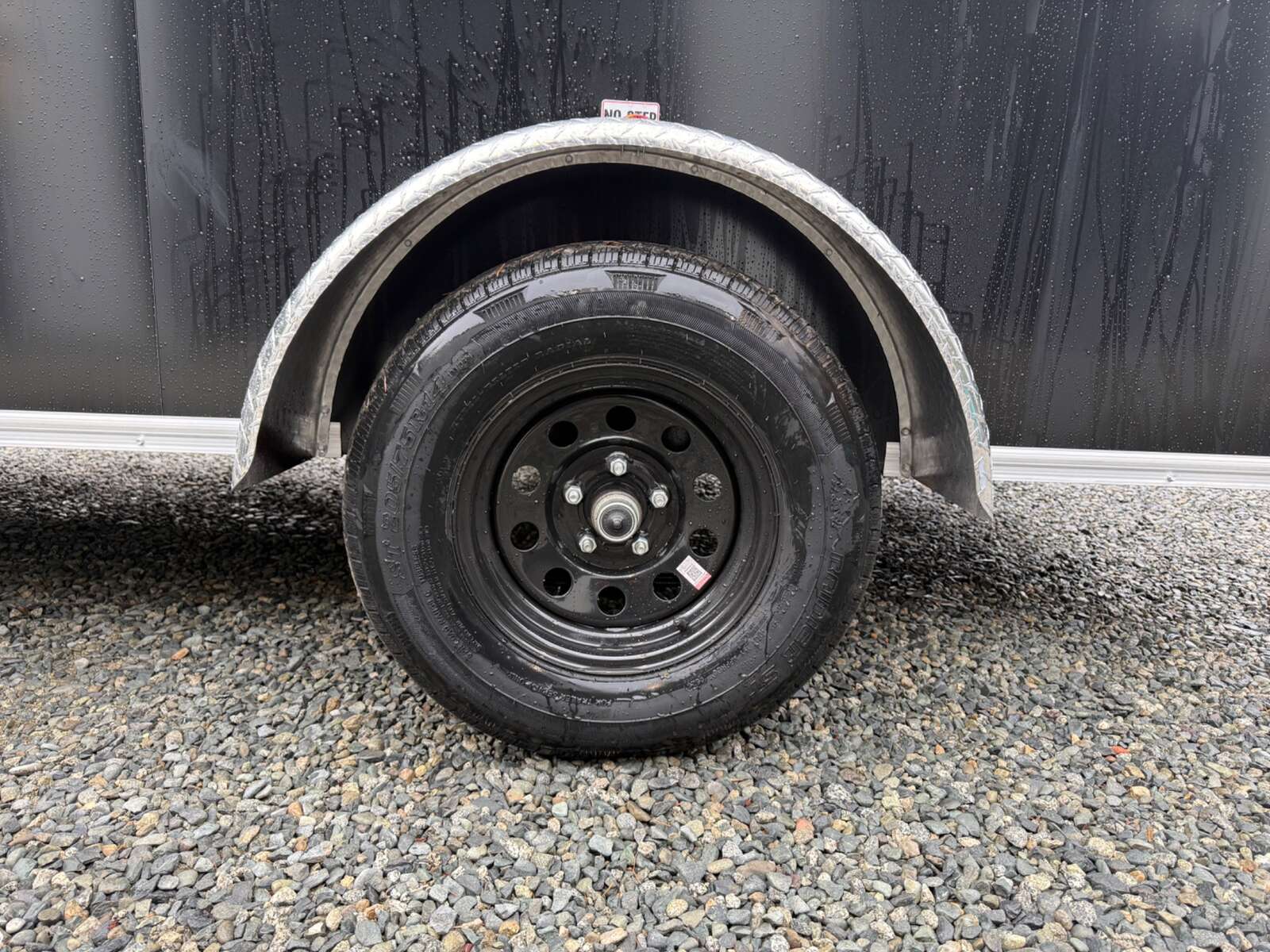 2027 5x10 +V-Nose 2,990lb GVW Cargo Trailer - Side Door - Rear Ramp Door 