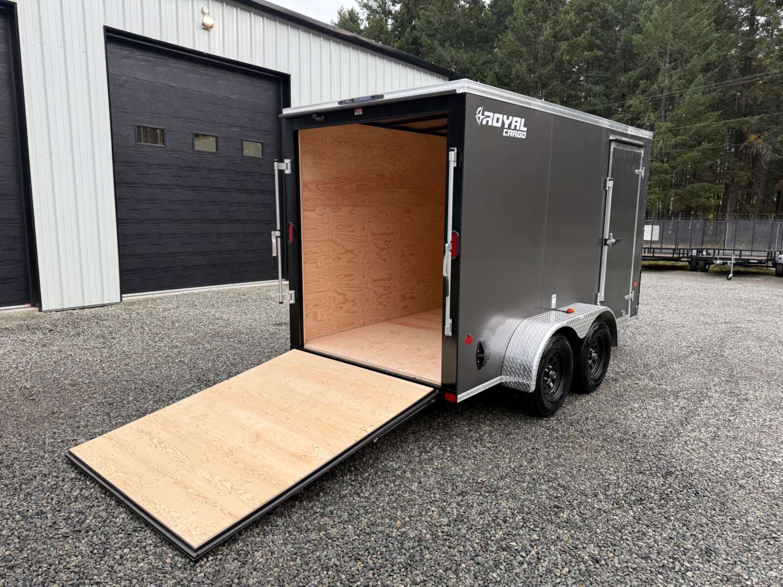 Photo of 2027 Royal Cargo 6x12+V 7,700lb GVW - Ramp Door - 78" Interior