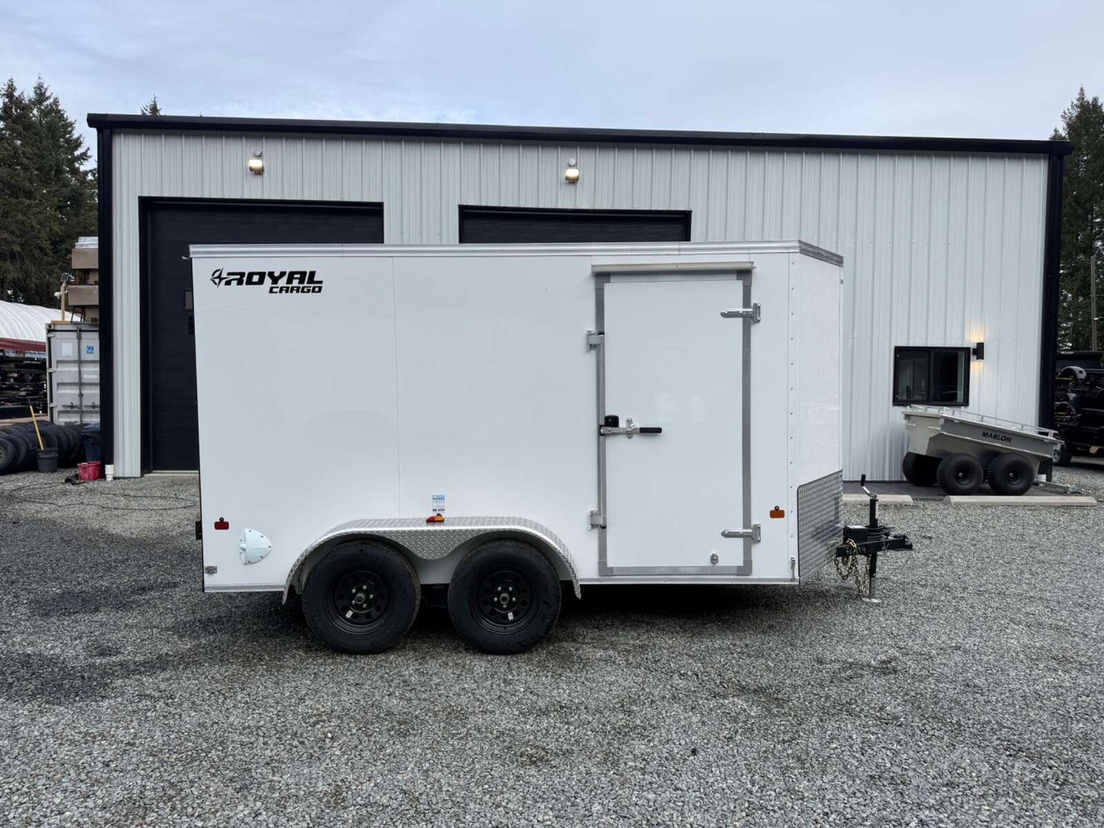 2027 Royal Cargo 6x12+V 7,700lb GVW - Barn Doors - 78" Interior