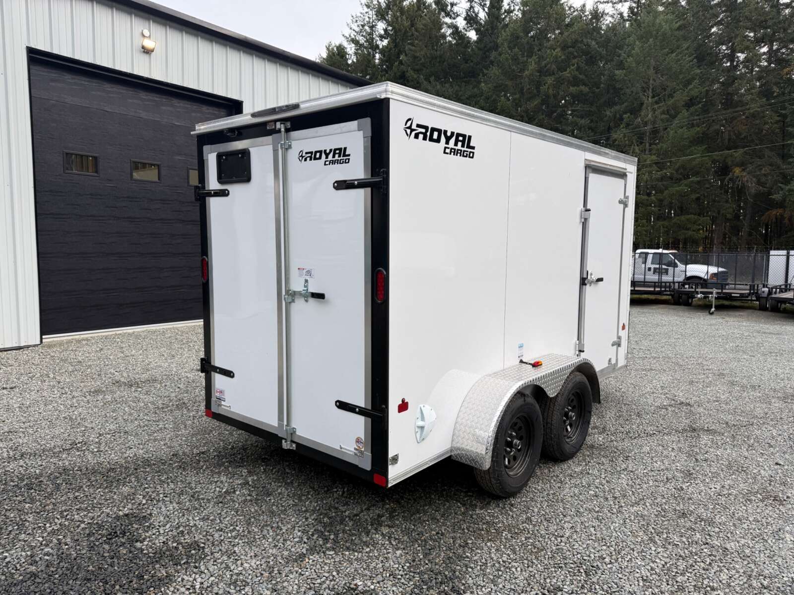 2027 Royal Cargo 6x12+V 7,700lb GVW - Barn Doors - 78" Interior