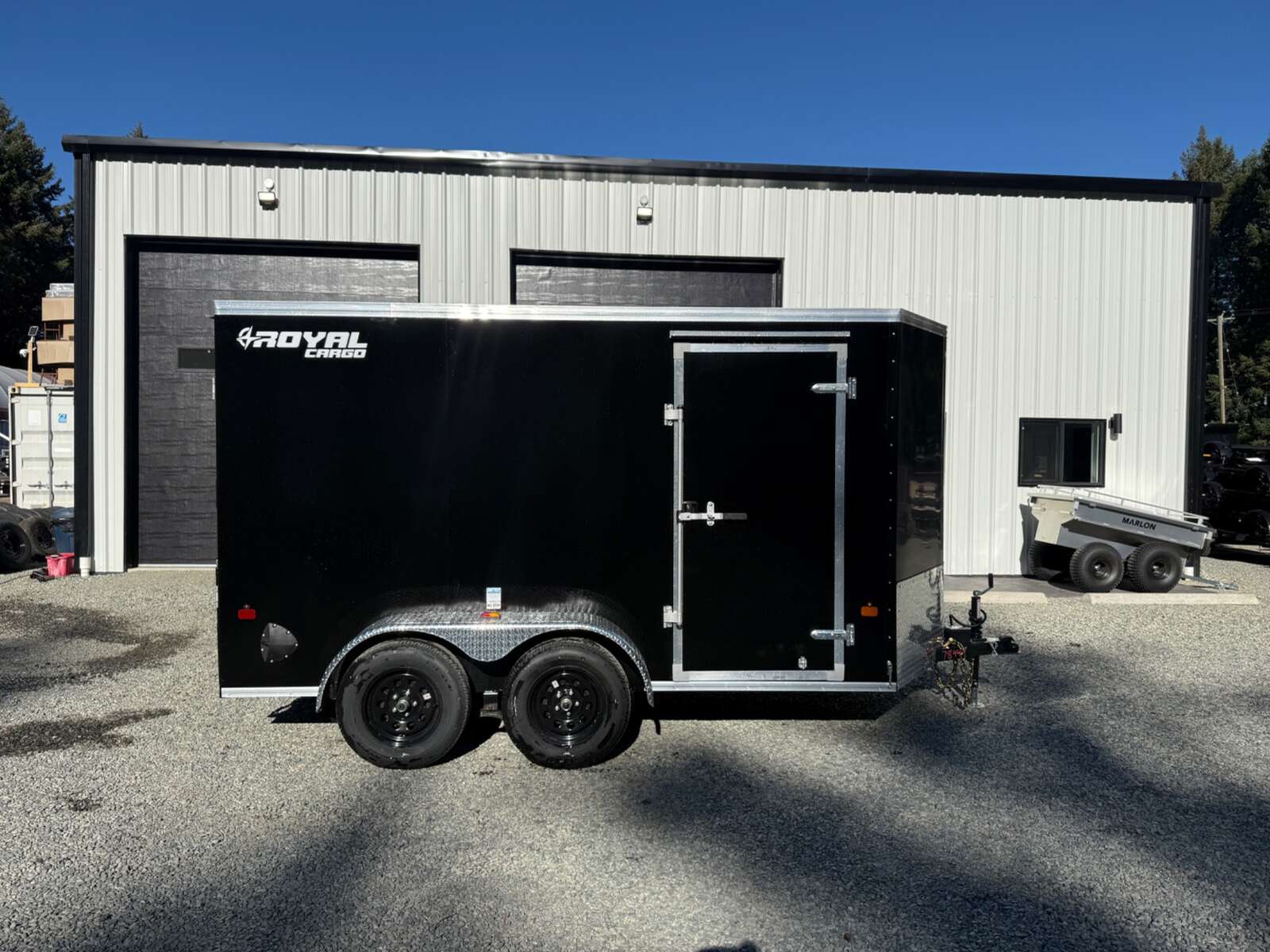 Photo of 2027 Royal 6x12 +V-Nose 7,700lb GVW Cargo Trailer - 78" Interior - Ramp Door 