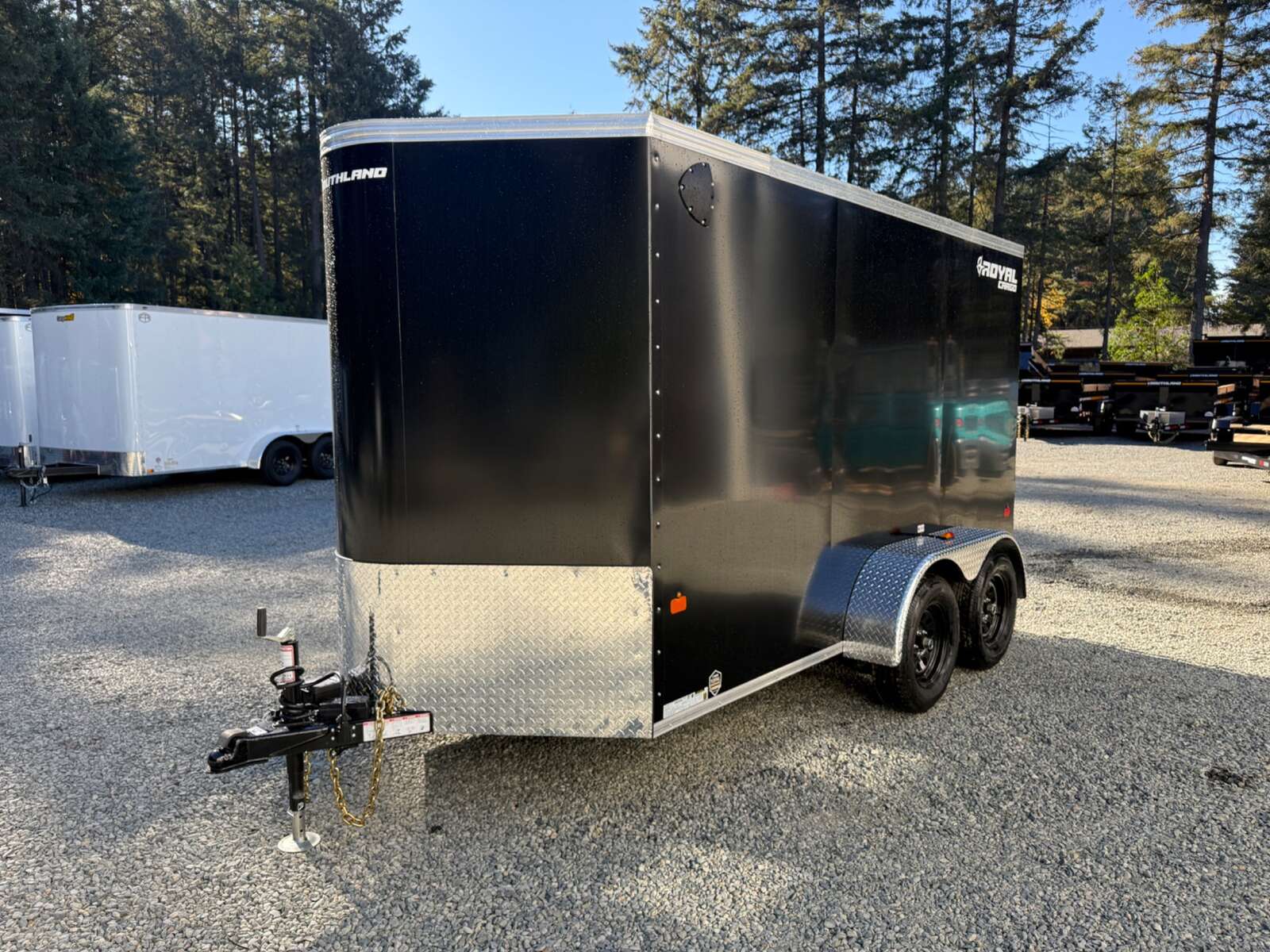 Photo of 2027 Royal 6x12 +V-Nose 7,700lb GVW Cargo Trailer - 78" Interior - Ramp Door 