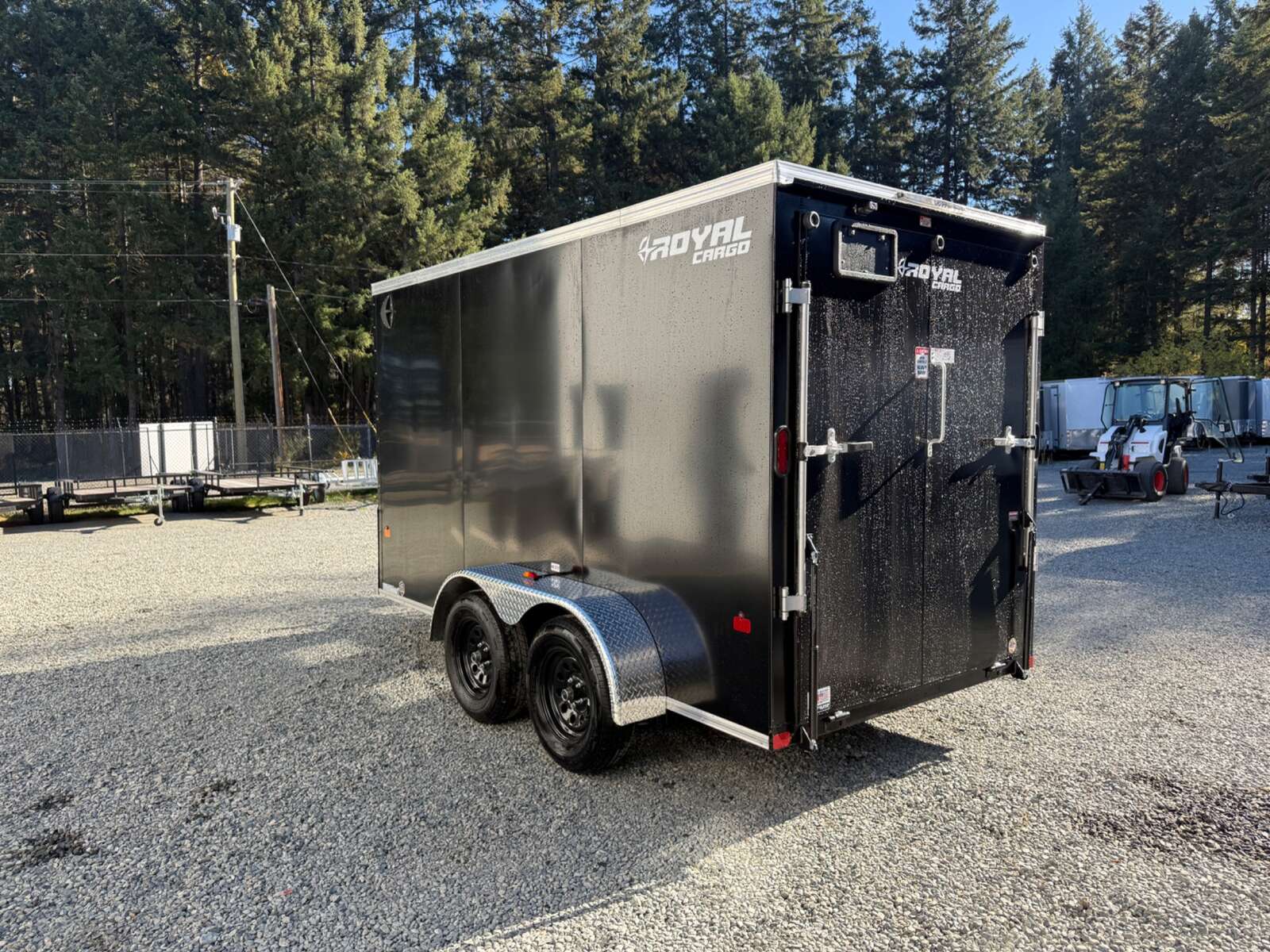 Photo of 2027 Royal 6x12 +V-Nose 7,700lb GVW Cargo Trailer - 78" Interior - Ramp Door 